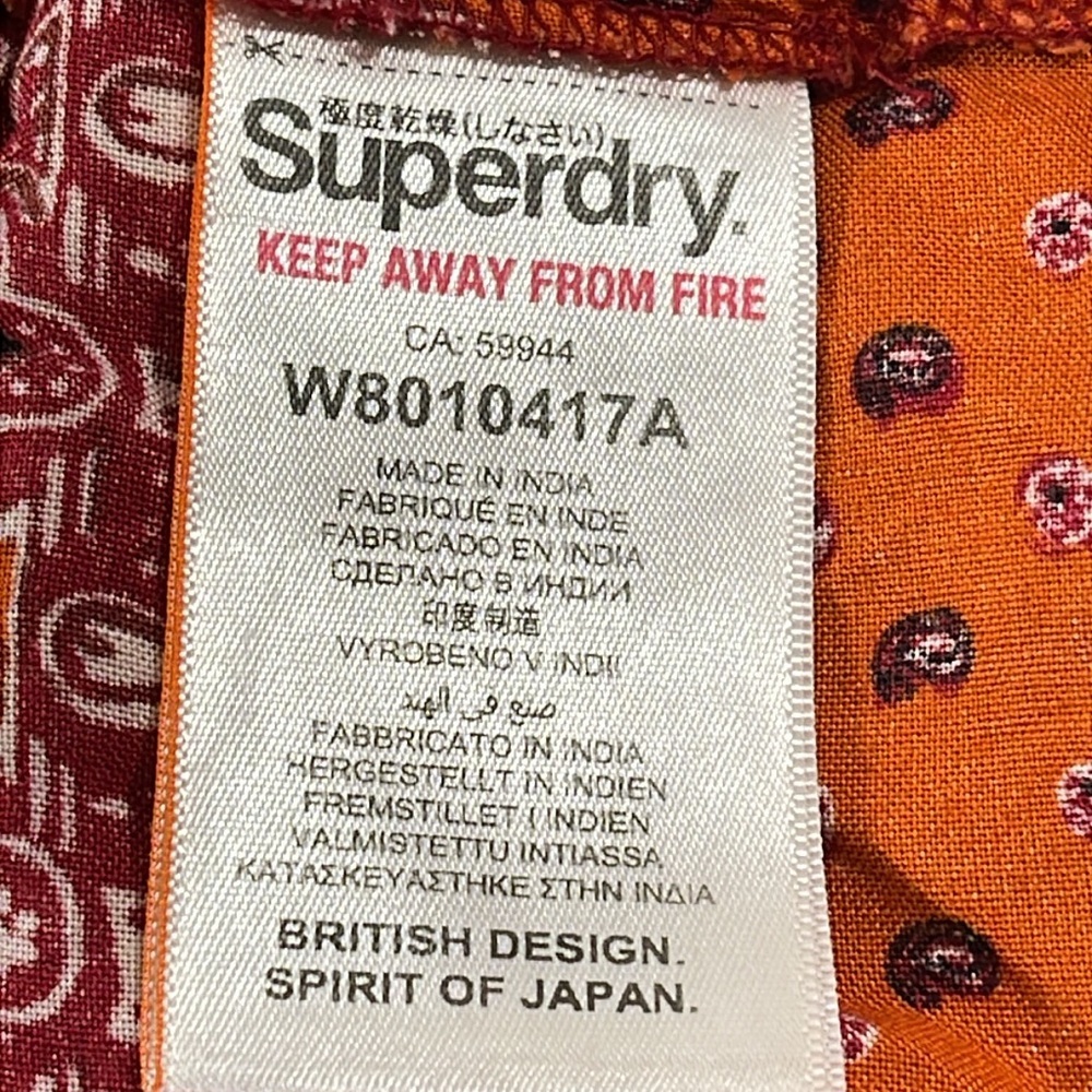 SUPERDRY Ameera Off The Shoulder Playsuit Romper Size 6 - Picture 11 of 16